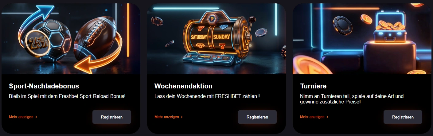 Freshbet bonus